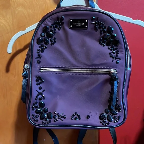 kate spade | Bags | Kate Spade Backpack With Rhinestone  display picture 1